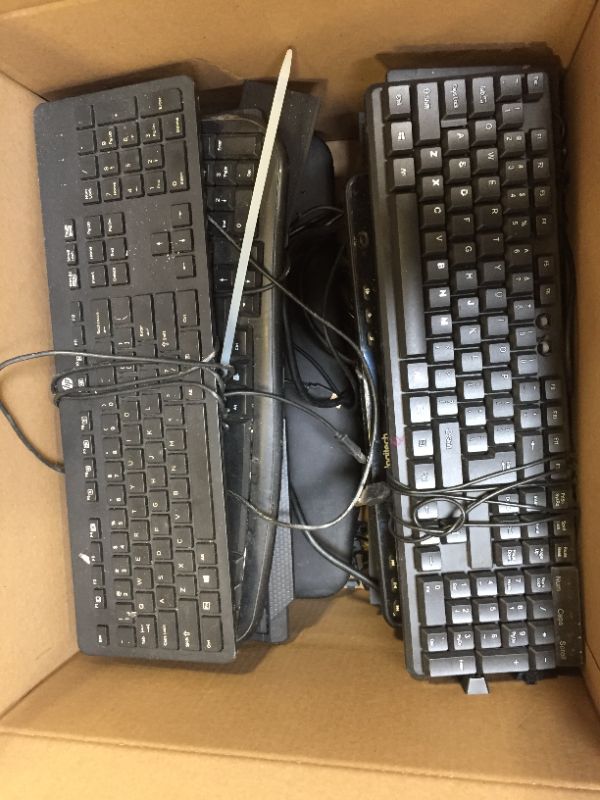 Photo 1 of Keyboard Bundle Some Use Some, Missing Keys, Dusty and need Cleaning 20 Count