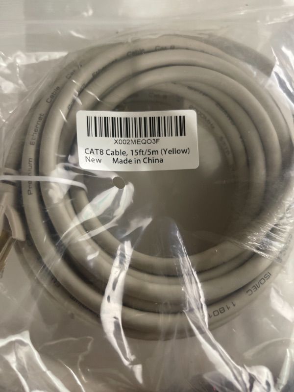 Photo 1 of CAT8 CABLE 15FT 