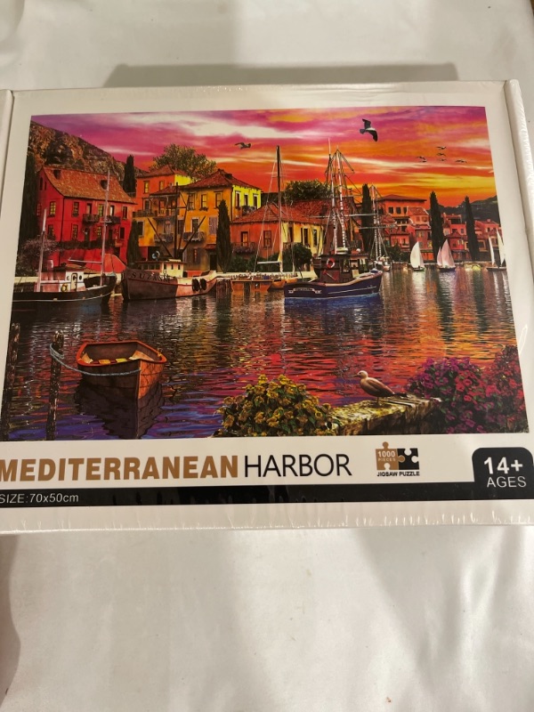 Photo 1 of MEDITERRANEAN HARBOR PUZZLE 1000 CT