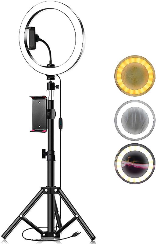 Photo 1 of ring light with tripod