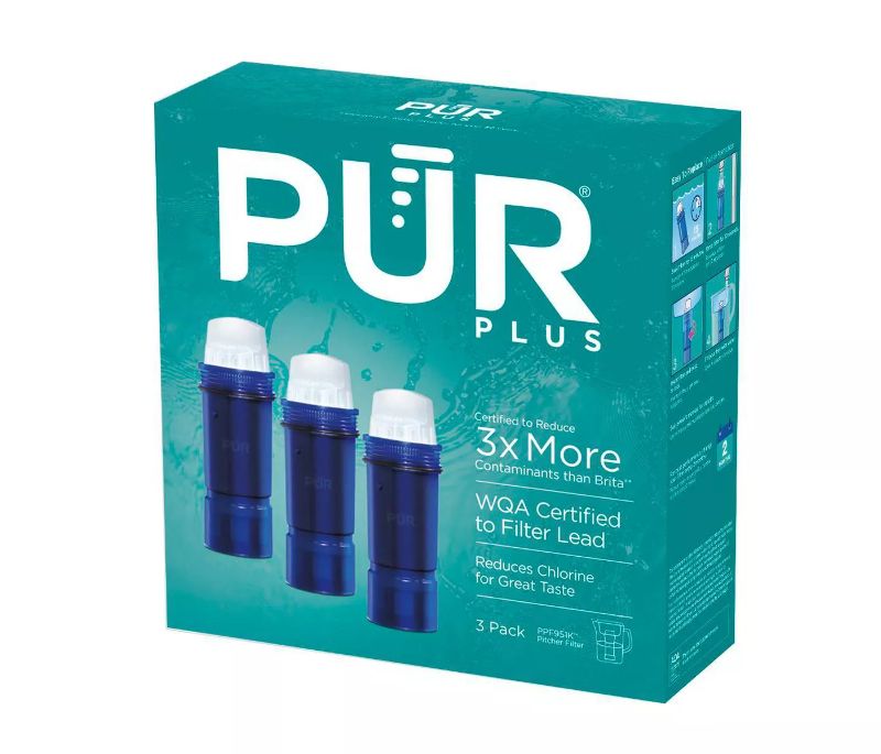 Photo 1 of 2 PACK PUR PLUS Water Pitcher Replacement Filter with Lead Reduction 
