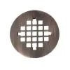 Photo 1 of 4-1/4 in. Round Universal Snap-In Shower Strainer in Oil Rubbed Bronze
