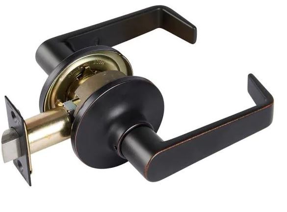 Photo 1 of 2-3/4 in. Aged Bronze Passage Commercial Standard Duty Hall/Closet Door Lever
