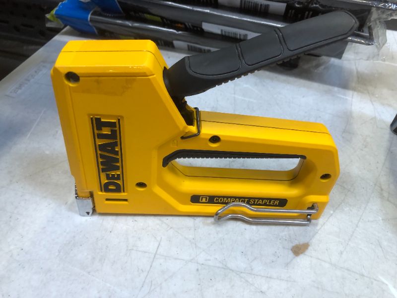 Photo 2 of DEWALT 4 in. Heavy-Duty Compact Staple Gun
