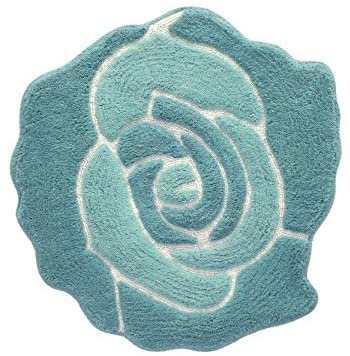 Photo 1 of Bacova Guild 80480 Jessica Simpson Bloom Shaped Cotton Bath Rug