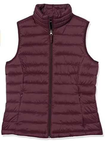 Photo 1 of Amazon Essentials Women's Lightweight Water-Resistant Packable Down Vest SIZE S 