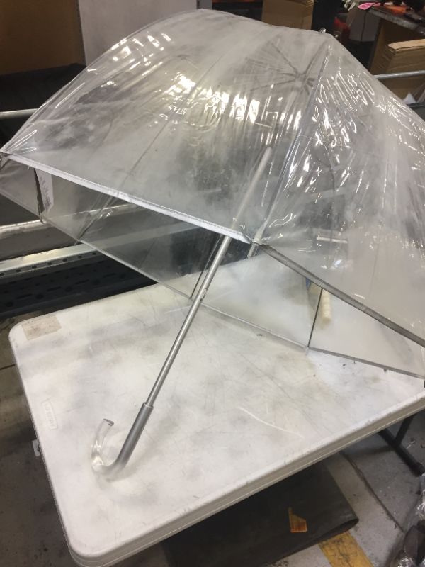 Photo 3 of Totes Classic Clear Dome Bubble Umbrella