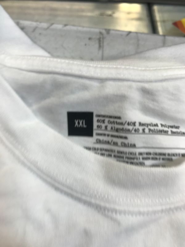Photo 2 of GLAAD shirt color white size extra extra large 