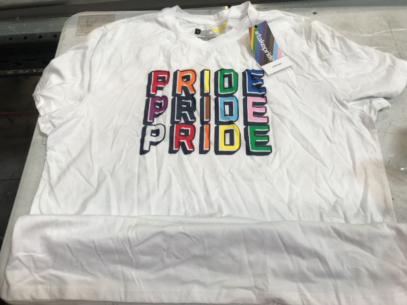 Photo 1 of GLAAD shirt color white size extra large 