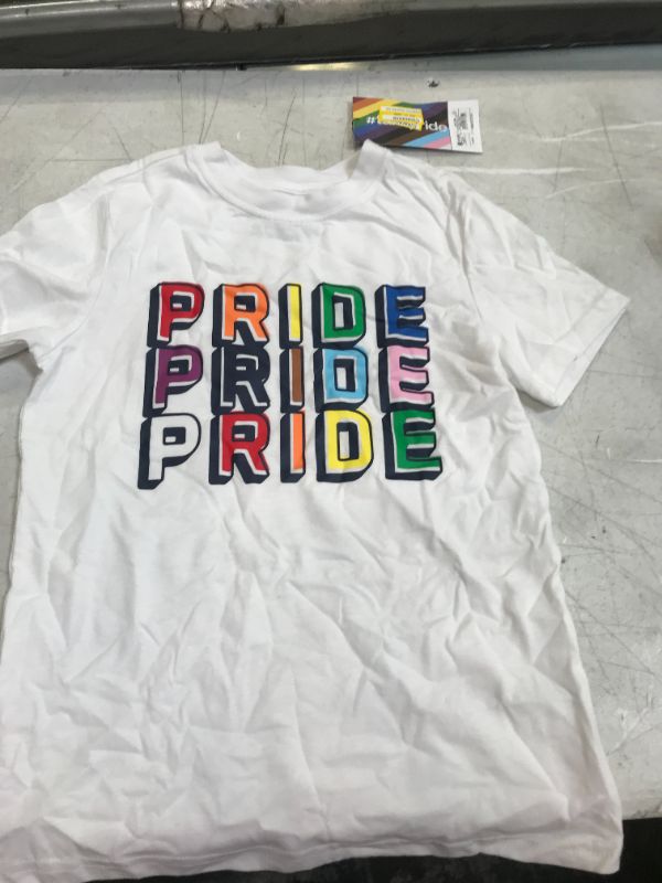 Photo 1 of GLAAD shirt color white size small