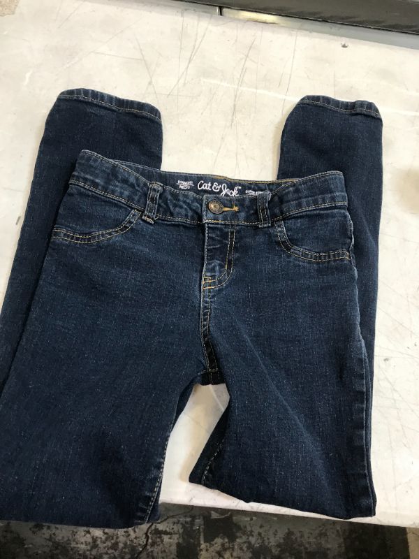 Photo 2 of cat & jack straight recto jeans kids sized 8 