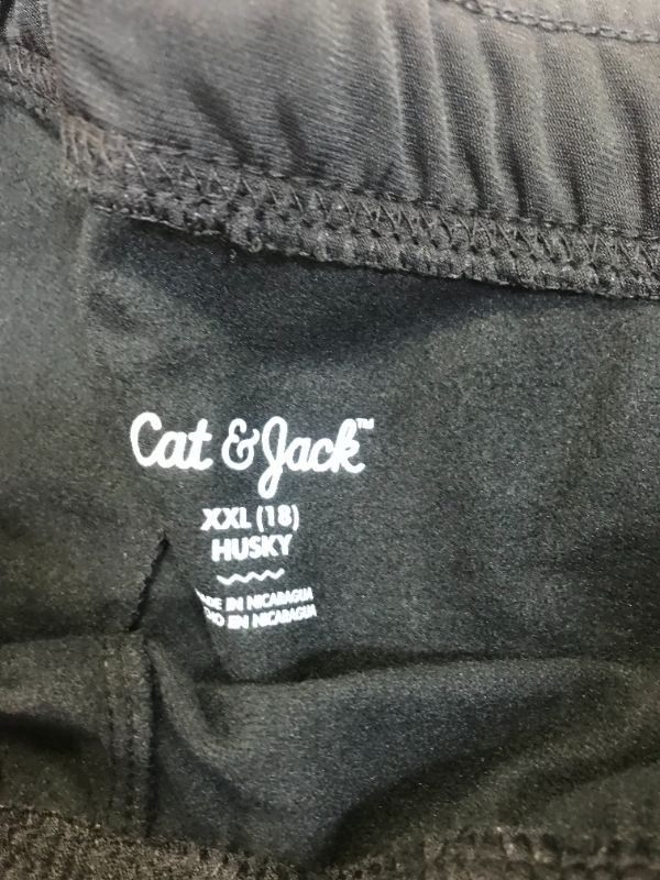 Photo 1 of Boys' Activewear Pants - Cat & Jack™ color black size extra extra large 
 