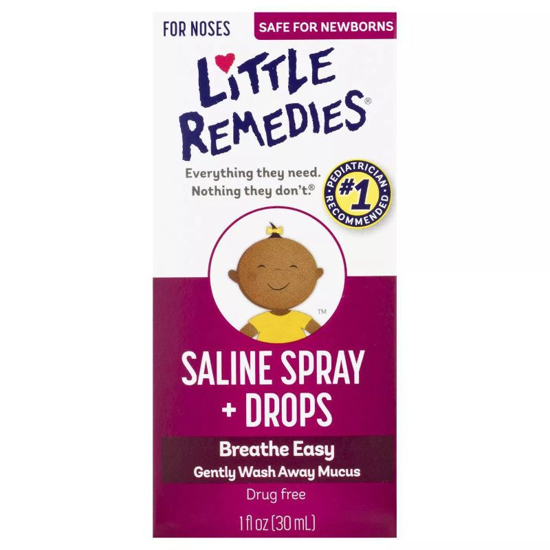 Photo 1 of 16 pack of Little Remedies Saline Spray and Drops for Babies Stuffy Noses - 1 fl oz
bb 11/21