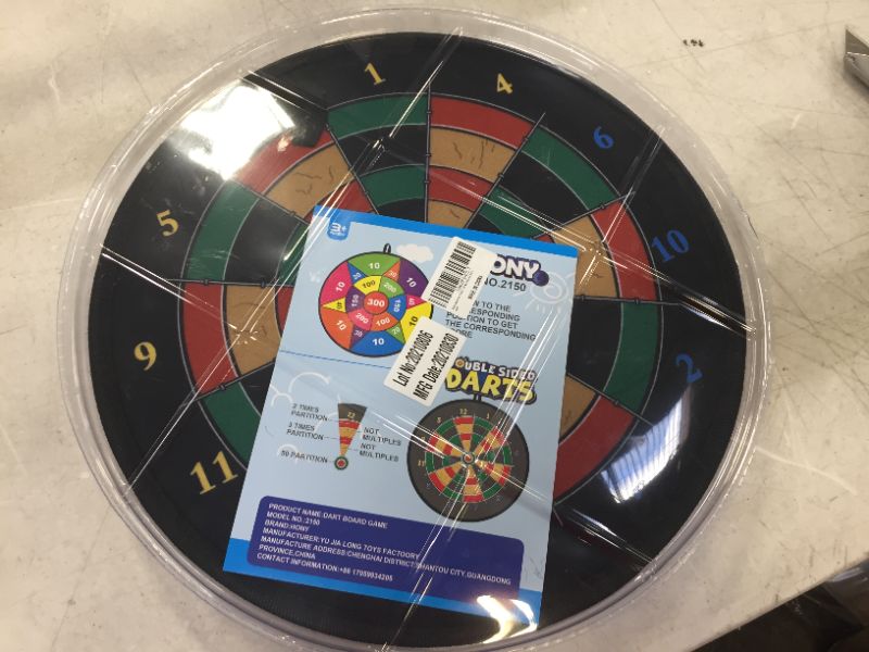 Photo 1 of Hony Toy Sports Double-Sided Dart Board for Kids with 12 Sticky Balls,,Baby Bath Books,Nontoxic Fabric Soft Baby Cloth Books, Early Education Toys
