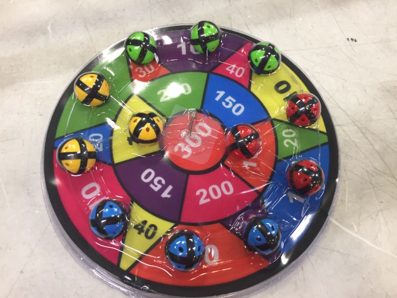 Photo 1 of Hony Toy Sports Double-Sided Dart Board for Kids with 12 Sticky Balls,,Baby Bath Books,Nontoxic Fabric Soft Baby Cloth Books, Early Education Toys
