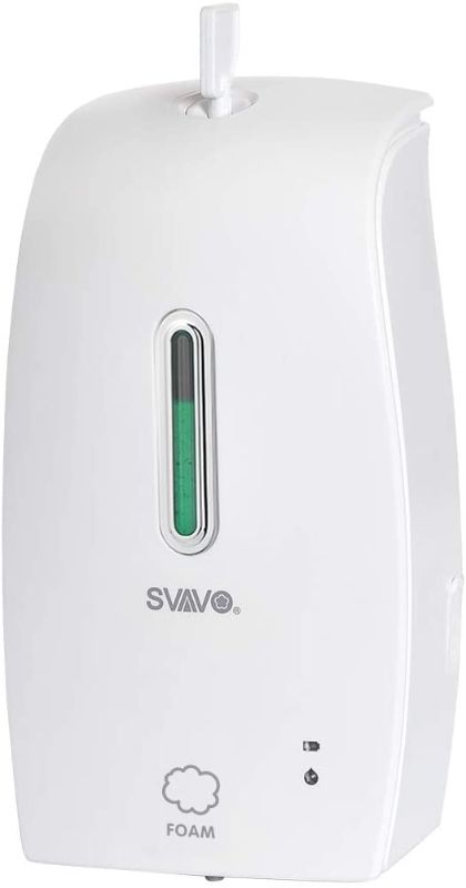 Photo 1 of SVAVO Soap Dispenser Wall Mount 21oz/600ml, Automatic Soap Dispenser Touchless Wall Mounted, Auto Sensor Liquid Soap Pump for Household Commercial Places, Bathroom, Kitchen Dish, Home
