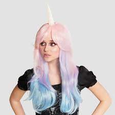 Photo 1 of Adult Pastel Unicorn Halloween Wig - Hyde & EEK! Boutique