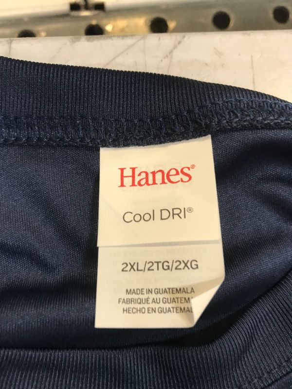 Photo 2 of guys hanes color blue extra extra blue 