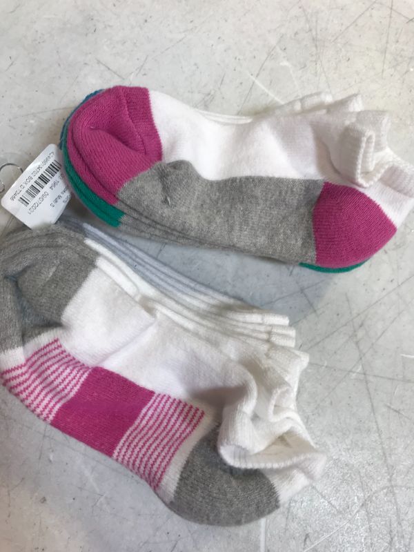 Photo 2 of Girls' 10pk Striped Low Cut Socks - Cat & Jack™
