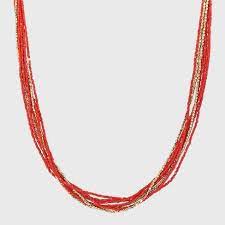 Photo 1 of Multi Strand Seedbead Necklace - A New Day - Target
