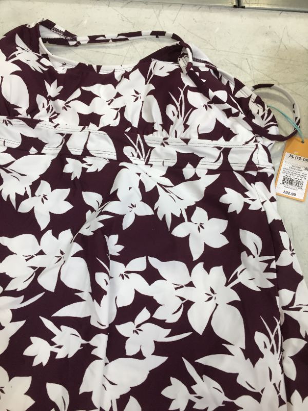 Photo 1 of Women's Scoop Neck Adjustable Tankini Top - Kona Sol SIZE XL