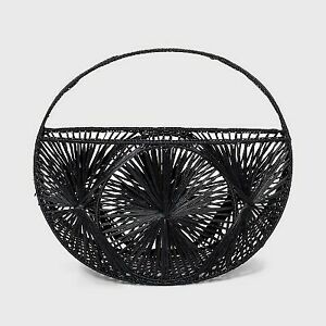 Photo 1 of Woven Tote Handbag - A New Day Black
