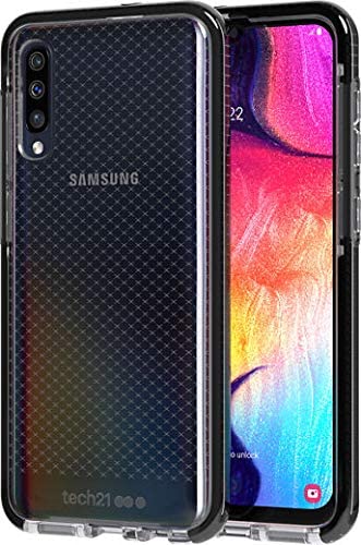 Photo 1 of 2 pack Tech21 Evo Check Case for Samsung Galaxy A50 - Smokey Black
