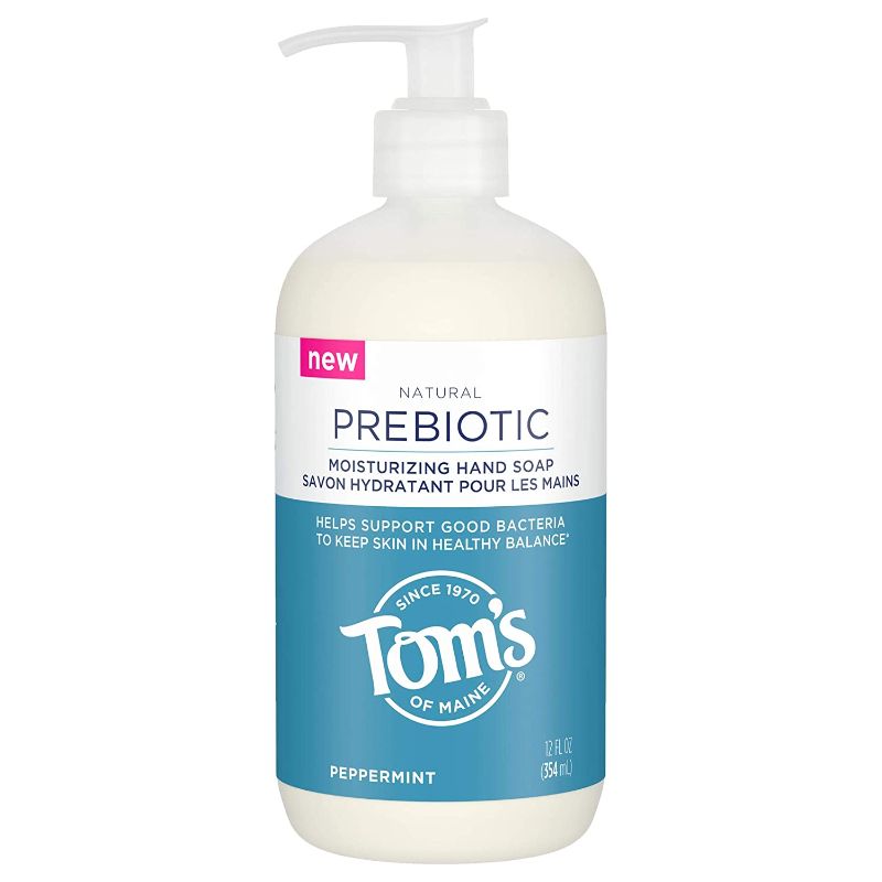 Photo 1 of 2 PACK Tom's of Maine Prebiotic Moisturizing Natural Liquid Hand Soap, Peppermint, 12 oz.
