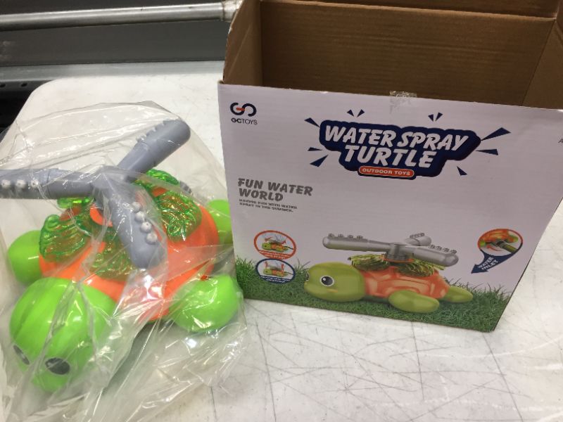 Photo 1 of FOSUBOO Outdoor Sprinkler Toys for Kids, Water Sprinkler for Toddler, Water Toy Spinning Sprinkler for Garden Yard Law, Water Spray, Summer Toys for 3 4 5 6 7 Year Old Kids
