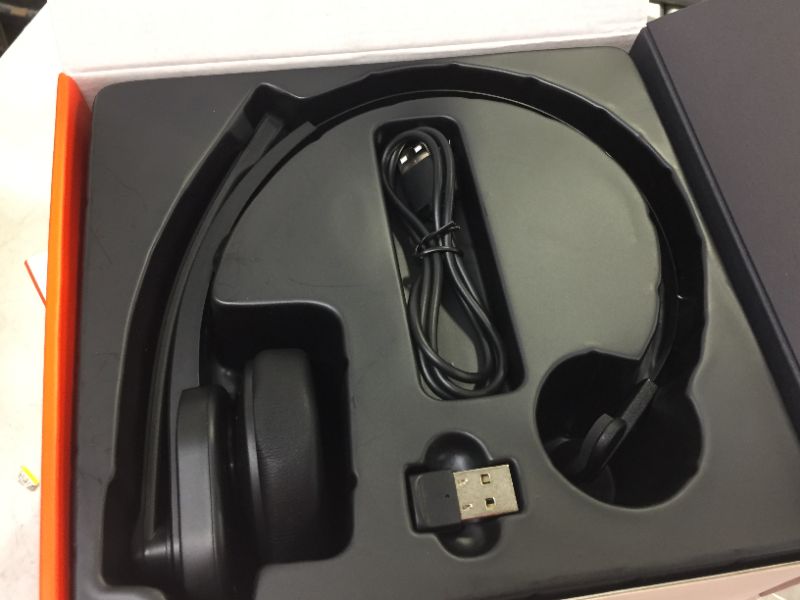 Photo 2 of TAOTRONICS Wireless Headset with Microphone, Mute Button, Noise Cancelling Mic ( With USB Adapter )
