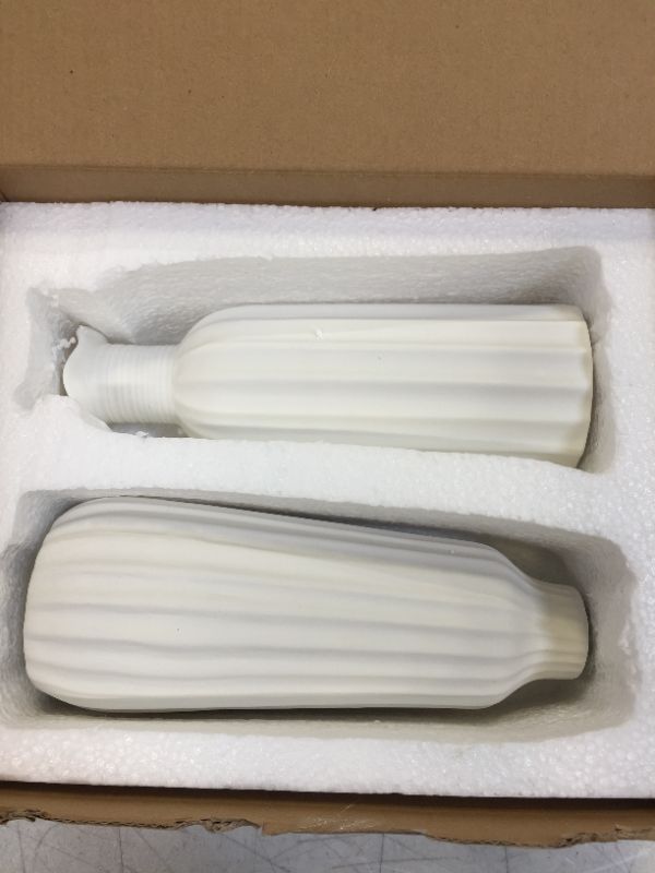 Photo 1 of Flower Vase 2 Pack White 