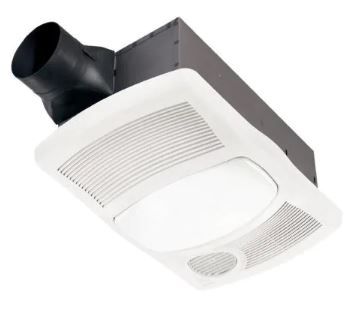 Photo 1 of 110 CFM Ceiling Bathroom Exhaust Fan with Light and 1500-Watt Heater 765H110L