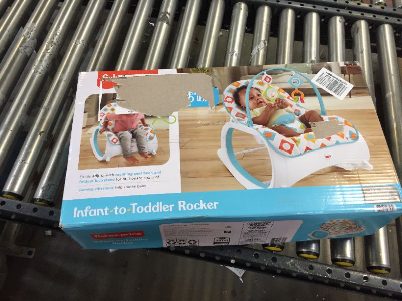 Photo 4 of Fisher Price Infant to Toddler Rocker - Geo Diamonds