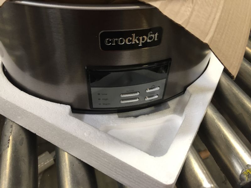 Photo 2 of Crock-Pot Digital Slow Cooker - 8 qt - Black Stainless