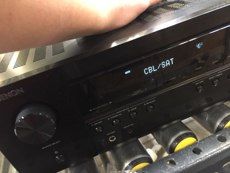 Photo 3 of turn on but doesn't work--sold for parts only--Denon - AVR-S540BT Receiver, 5.2 channel, 4K Ultra HD Audio and Video, Home Theater System, built-in Bluetooth and USB - Black
