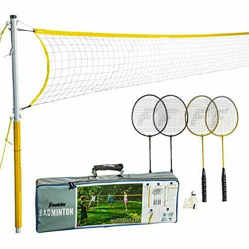 Photo 1 of Franklin Sports 52632 Badminton Set - Backyard Badminton Net Set - Rackets and B

