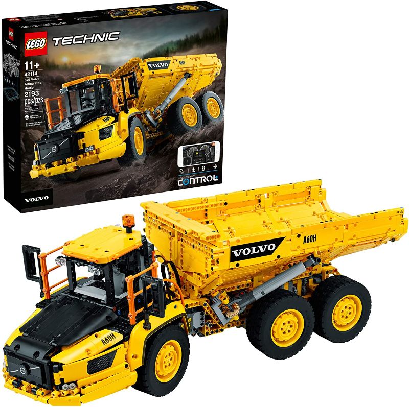 Photo 1 of LEGO Technic 6x6 Volvo Articulated Hauler (42114) Building Kit, Volvo Truck Toy Model for Kids Who Love Construction Vehicle Playsets (2,193 Pieces)
