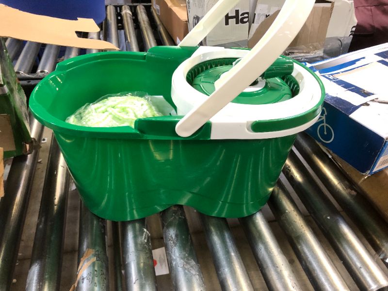 Photo 6 of Libman Mop and Bucket Spin, Green/White