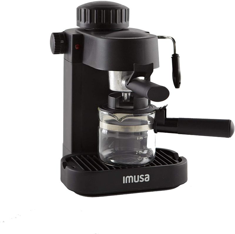 Photo 1 of Imusa Espresso & Cappuccino Maker Black - 4 Cup