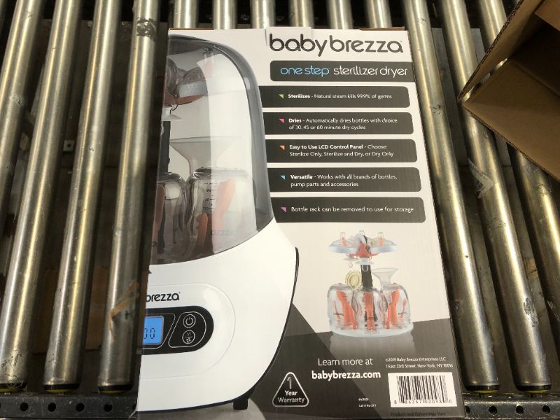 Photo 6 of Baby Brezza Baby Bottle Sterilizer and Dryer Machine – Electric Steam Sterilization - Universal Fit - Pacifiers, Glass, Plastic, and Newborn Feeding Bottles
