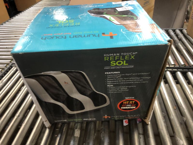 Photo 1 of Human Touch Reflex SOL Foot and Calf Massager, Black