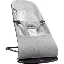 Photo 1 of BabyBjorn Balance Soft Mesh Bouncer, Silver/White