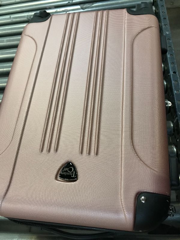 Photo 3 of Travelers Club 3-Pc. Luggage Set Rose Gold