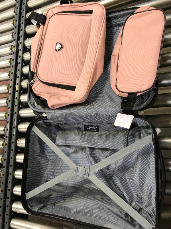 Photo 6 of Travelers Club 3-Pc. Luggage Set Rose Gold