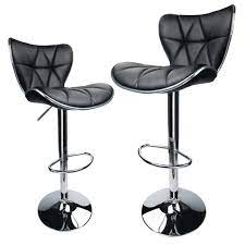 Photo 1 of Adjustable Swivel Bar Stools Hydraulic Chair Bar Stools, Set of 2