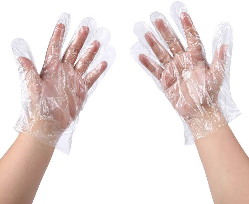 Photo 1 of  58PACKS OF 500 PCS Plastic Disposable Gloves, Transparent, One Size Fits Most,by Brandon-super.
