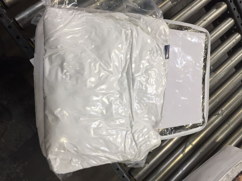 Photo 1 of 2PACK Drtoor Goose Down Comforter Queen Silver, White Winter Feather Duvet Insert,
