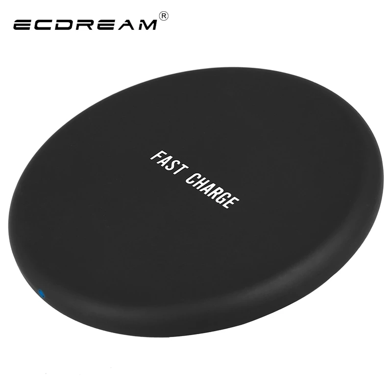 Photo 1 of ECDREAM Qi fast wireless charger Q16 fast charging pad station for iPhone 8 X for Samsung galaxy S8 and all Qi-able smartphone 
