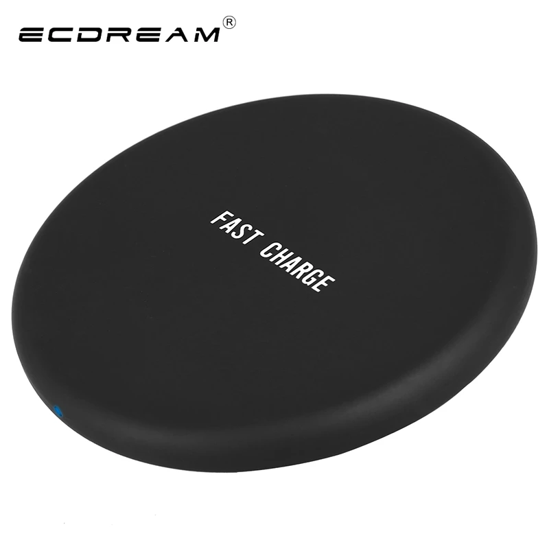 Photo 2 of ECDREAM Qi fast wireless charger Q16 fast charging pad station for iPhone 8 X for Samsung galaxy S8 and all Qi-able smartphone
