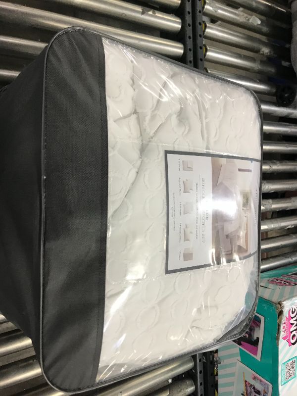 Photo 2 of 8pc Queen Suffolk Comforter Set White - Threshold™